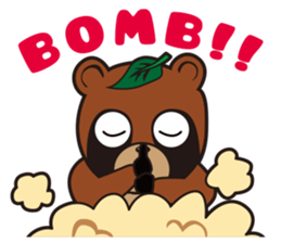 Animal character navi land Ver.Tanuki sticker #7367365