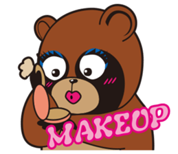 Animal character navi land Ver.Tanuki sticker #7367367