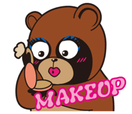 Animal character navi land Ver.Tanuki sticker #7367367