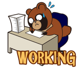 Animal character navi land Ver.Tanuki sticker #7367368