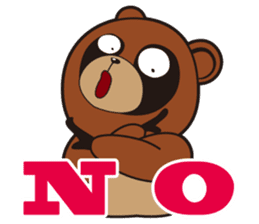 Animal character navi land Ver.Tanuki sticker #7367376