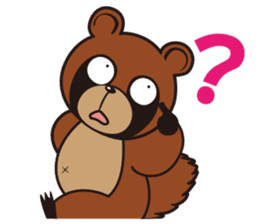 Animal character navi land Ver.Tanuki sticker #7367379