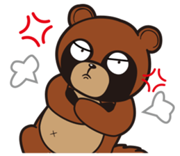 Animal character navi land Ver.Tanuki sticker #7367380