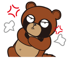 Animal character navi land Ver.Tanuki sticker #7367380