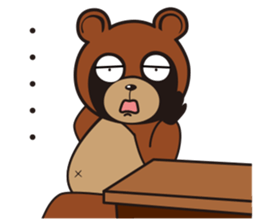 Animal character navi land Ver.Tanuki sticker #7367382