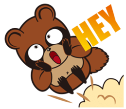 Animal character navi land Ver.Tanuki sticker #7367384