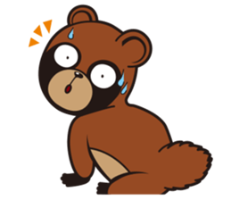 Animal character navi land Ver.Tanuki sticker #7367385