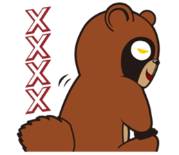 Animal character navi land Ver.Tanuki sticker #7367387