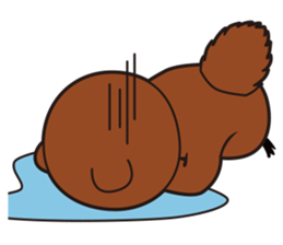 Animal character navi land Ver.Tanuki sticker #7367390