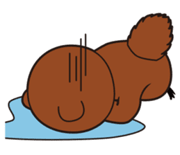 Animal character navi land Ver.Tanuki sticker #7367390