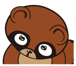 Animal character navi land Ver.Tanuki sticker #7367395