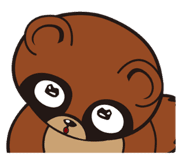 Animal character navi land Ver.Tanuki sticker #7367395