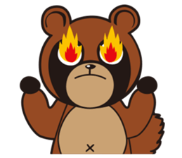 Animal character navi land Ver.Tanuki sticker #7367399