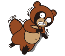 Animal character navi land Ver.Tanuki sticker #7367400