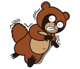 Animal character navi land Ver.Tanuki sticker #7367400