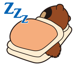 Animal character navi land Ver.Tanuki sticker #7367402