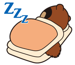 Animal character navi land Ver.Tanuki sticker #7367402