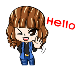 cool business couple sticker #7367564