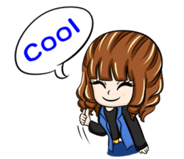 cool business couple sticker #7367571