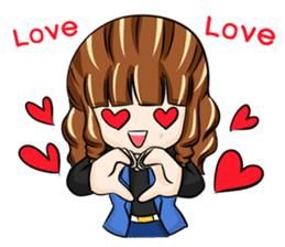 cool business couple sticker #7367582