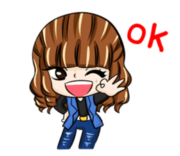 cool business couple sticker #7367594