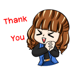 cool business couple sticker #7367597