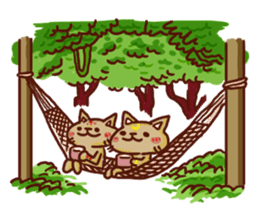 the pad of cat @ Unmanned island sticker #7367906