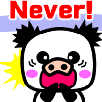 Pig-nose Lunda[English version] sticker #7368220