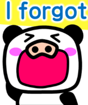 Pig-nose Lunda[English version] sticker #7368221