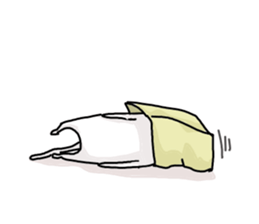 He is like a cat. sticker #7368410