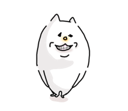 He is like a cat. sticker #7368420