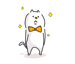 He is like a cat. sticker #7368424