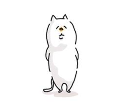 He is like a cat. sticker #7368442