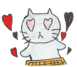 cat and igo sticker #7368578