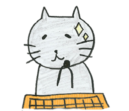 cat and igo sticker #7368580