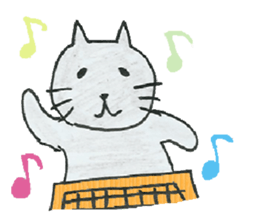 cat and igo sticker #7368592