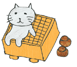 cat and igo sticker #7368593