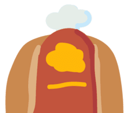 Strange hot dog sticker #7368725
