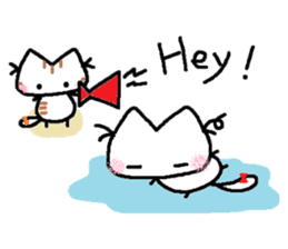 Kitten of a pretty heart (English ver.) sticker #7369093