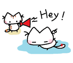 Kitten of a pretty heart (English ver.) sticker #7369093