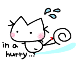 Kitten of a pretty heart (English ver.) sticker #7369095