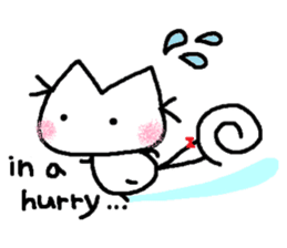 Kitten of a pretty heart (English ver.) sticker #7369095