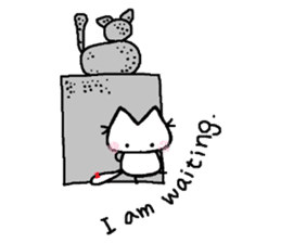 Kitten of a pretty heart (English ver.) sticker #7369099