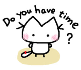 Kitten of a pretty heart (English ver.) sticker #7369103