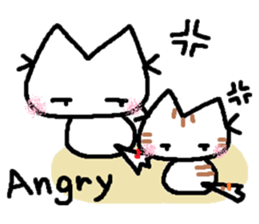 Kitten of a pretty heart (English ver.) sticker #7369106