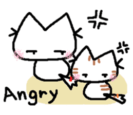 Kitten of a pretty heart (English ver.) sticker #7369106