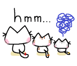 Kitten of a pretty heart (English ver.) sticker #7369114