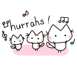 Kitten of a pretty heart (English ver.) sticker #7369115