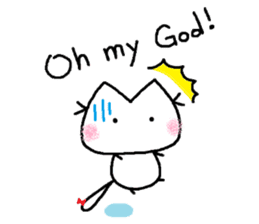 Kitten of a pretty heart (English ver.) sticker #7369116