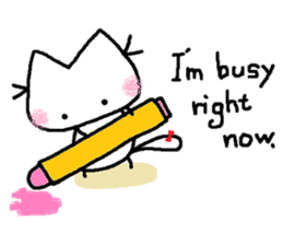 Kitten of a pretty heart (English ver.) sticker #7369117